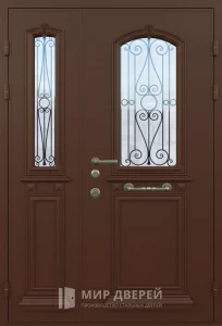 Входная дверь в большой проем №6 внешняя - фото