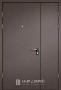 Металлическая дверь подъездная №25 внутренняя - фото