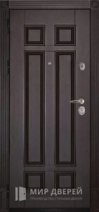 Железная дверь с порошковым напылением и МДФ в офис №4 внутренняя - фото